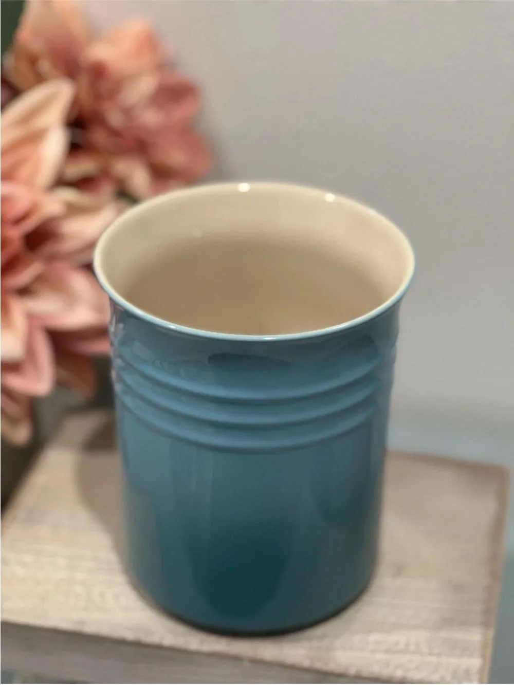 Le Creuset Caribbean Blue 1 Liter Utensil Crock 6